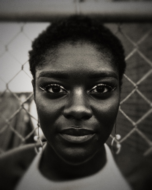 A tintype portrait made with Collodion
